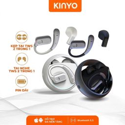 Tai nghe KINYO A20 PLUS, gồm 2 cặp tai nghe, dock xoay, chơi Pickleball, chạy bộ