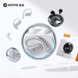 Tai nghe KINYO A20 PLUS, gồm 2 cặp tai nghe, dock xoay, chơi Pickleball, chạy bộ