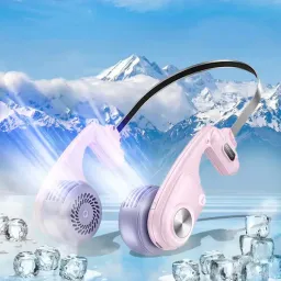 Quạt đeo cổ WEKOME WT-F26, siêu nhẹ, 5 tốc độ, gió 360 độ, gọng hợp kim