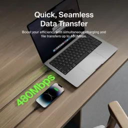 Cáp sạc nhanh iPhone dây dù Belkin C to L, có MFI, độ dài 1M ( ko hộp )