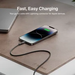 Cáp sạc nhanh iPhone dây dù Belkin C to L, có MFI, độ dài 1M ( ko hộp )