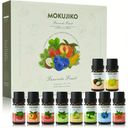 {Order giao 20/5} Bộ 10 Chai Tinh Dầu Thơm MOKUJIKO Favorite Fruit, hương trái cây tự nhiên, khử mùi