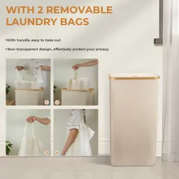 Túi đựng đồ giặt YAMAGA HOME (Laundry basket) - 100L ( hàng Amazon Mỹ )