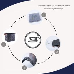 Túi nỉ đựng đồ trên xe hơi có thể gấp gọn / L0401-0140101