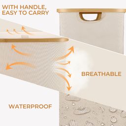 Túi đựng đồ giặt 2 ngăn YAMAGA HOME 60L - 01202CW ( hàng Amazon Mỹ )