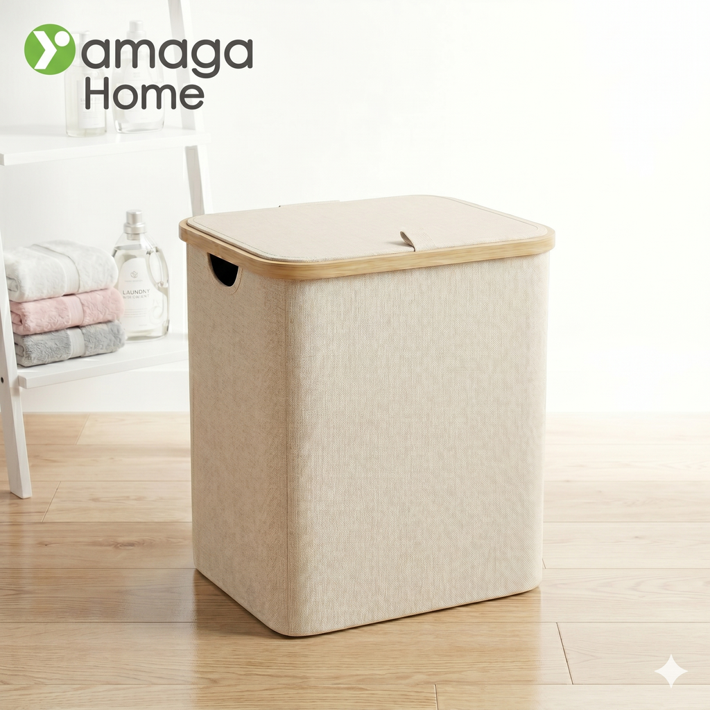 Túi đựng đồ giặt YAMAGA HOME 60L - 01101CW ( hàng Amazon Mỹ )