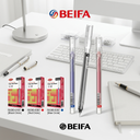 Bút free ink pen BEIFA RX300 ngòi 0.5 mm ( đủ 3 màu xanh đỏ đen )