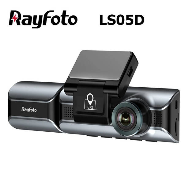 {Order giao 25/5} Camera hành trình Rayfoto LS05D, quay 4K, 3 mắt trước & trong xe, góc rộng, có GPS