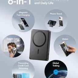 Pin dự phòng 5000mAh VEGER X5 (VG-W0582), có định vị Apple find my, sạc nhanh…