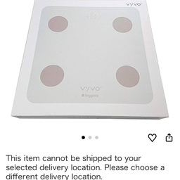 Cân sức khoẻ thông minh Vyvo Leggera ( Hàng Amazon Nhật ) - ko có app