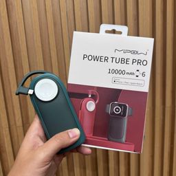 Pin dự phòng MiPOW Power Tube Pro 10000mAh, Liền cáp Lightning có MFI, sạc nha…