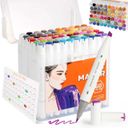 {Order giao 25/5} Bộ 60 Bút Lông Màu hãng Wakoud Art Maker ( hàng Amazon Mỹ )