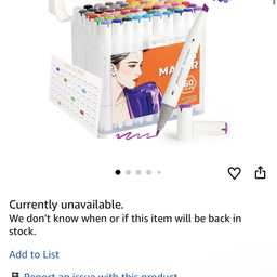 Bộ 60 Bút Lông Màu hãng Wakoud Art Maker ( hàng Amazon Mỹ )