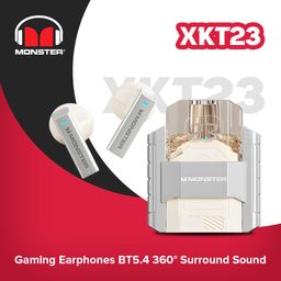 Tai nghe Monster Airmars XKT23, tai Gamming Bluetooth 5.4 ( màu random )