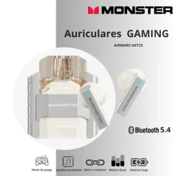 Tai nghe Monster Airmars XKT23, tai Gamming Bluetooth 5.4 ( màu random )