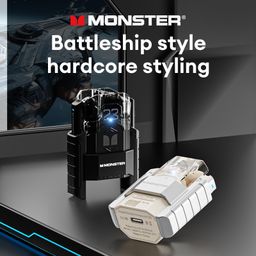 Tai nghe Monster Airmars XKT23, tai Gamming Bluetooth 5.4 ( màu random )