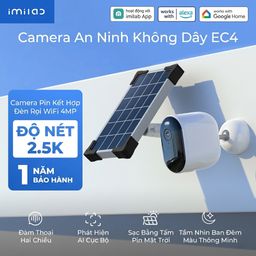 Bộ Camera Xiaomi IMILAB EC4, độ nét 2.5K (bản Q.Tế), pin 5200mAh, kèm Hub Gate…