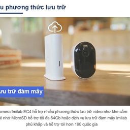 Bộ Camera Xiaomi IMILAB EC4, độ nét 2.5K (bản Q.Tế), pin 5200mAh, kèm Hub Gate…