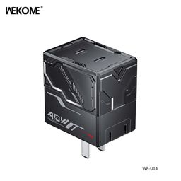 Củ sạc nhanh 40W WEKOME WP-U14, 2 cổng C, công nghệ GaN ( ko hộp )