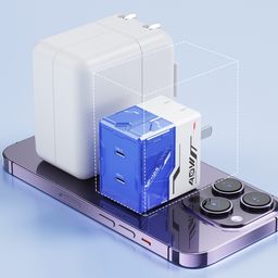 Củ sạc nhanh 40W WEKOME WP-U14, 2 cổng C, công nghệ GaN ( ko hộp )