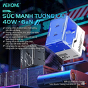 {Order giao 25/5} Củ sạc nhanh 40W WEKOME WP-U14, 2 cổng C, công nghệ GaN ( ko hộp )