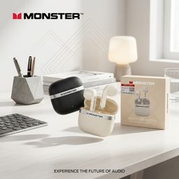 Tai nghe Bluetooth Monster Maxstar MQT66, tai gamming độ trễ thấp