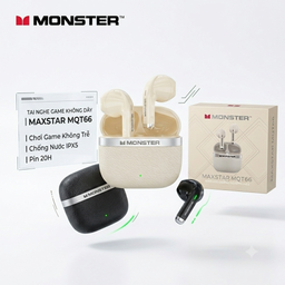 Tai nghe Bluetooth Monster Maxstar MQT66, tai gamming độ trễ thấp