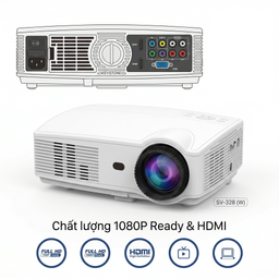 Máy chiếu MULTIMEDIA LED SV-328 ( nhà máy KONKA) , chạy Android, cài được Yout…