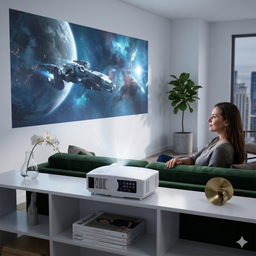 Máy chiếu MULTIMEDIA LED SV-328 ( nhà máy KONKA) , chạy Android, cài được Yout…