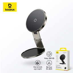 Giá Đỡ Điện Thoại Từ Tính Để Bàn Baseus PrimeTrip VX1 - Gập 3 Trục, Xoay 360°