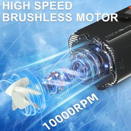 Quạt kẹp thắt lưng / đeo cổ đa năng AWONOSO, Pin 10000mAh( hàng Amazon Mỹ)