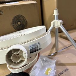Quạt tích điện URINGO, chống muỗi, có đèn,Pin 10000mAh sạc được điện thoại