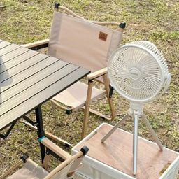 Quạt tích điện URINGO, chống muỗi, có đèn,Pin 10000mAh sạc được điện thoại