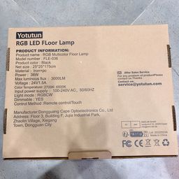 Đèn LED đứng thông minh YOTUTUN RGB FLE-036 (hàng Amazon Mỹ), có Remote, xoay…