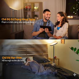 Đèn LED đứng thông minh YOTUTUN RGB FLE-036 (hàng Amazon Mỹ), có Remote, xoay…