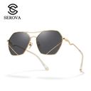 Kính râm cao cấp dành cho Nữ, chính hãng SEROVA SS9045, giọng mạ vàng,