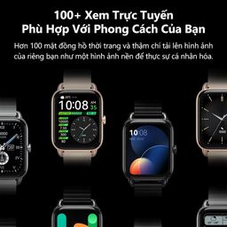 Đồng Hồ Thông Minh Xiaomi HAYLOU RS4 Plus - Phiên Bản quốc tế, 2 Dây (màu đen)