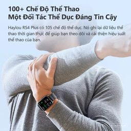Đồng Hồ Thông Minh Xiaomi HAYLOU RS4 Plus - Phiên Bản quốc tế, 2 Dây (màu đen)