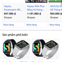 Đồng Hồ Thông Minh Xiaomi HAYLOU RS4 Plus - Phiên Bản quốc tế, 2 Dây (màu đen)