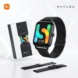 Đồng Hồ Thông Minh Xiaomi HAYLOU RS4 Plus - Phiên Bản quốc tế, 2 Dây (màu đen)