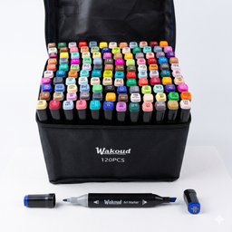 Bộ 120 Bút Màu hãng Wakoud Art Maker (kèm túi vải)