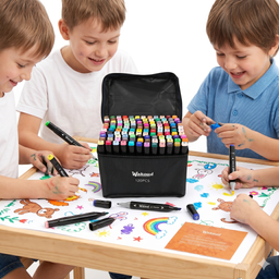 Bộ 120 Bút Màu hãng Wakoud Art Maker (kèm túi vải)
