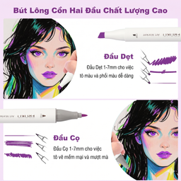 Bộ 36 Bút Lông Màu hãng Wakoud Art Maker ( hàng Amazon Mỹ )
