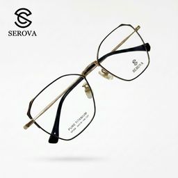 Kính mắt Titanium mạ vàng cao cấp hãng SEROVA SP306, gọng kính cận, chất liệu…