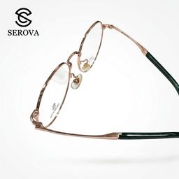 Kính mắt cao cấp chính hãng SEROVA SL543 - C07, gọng vàng