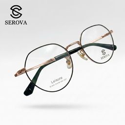 Kính mắt cao cấp chính hãng SEROVA SL543 - C07, gọng vàng