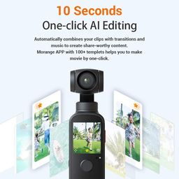 Camera Gimbal XIAOMI 90FUN Capture 1, quay phim 4K, gimbal chống rung 3 trục