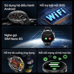 Đồng hồ thông minh XIAOMI Black Shark Watch X, lắp SIM độc lập, có camera, địn…