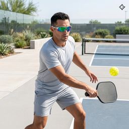 Kính thể thao chơi Pickleball cho Nam, tròng chống chói mã 1234