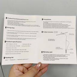 Đèn LED kẹp bàn hộp trắng - Qm033